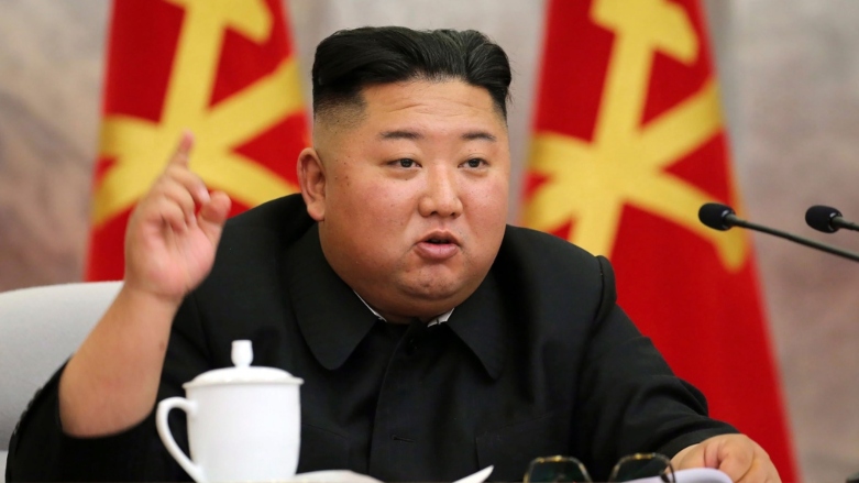 کیم جۆنگ ئۆن، رێبەری کۆریای باکووری، وێنە: Central News Agency/Korea News Service